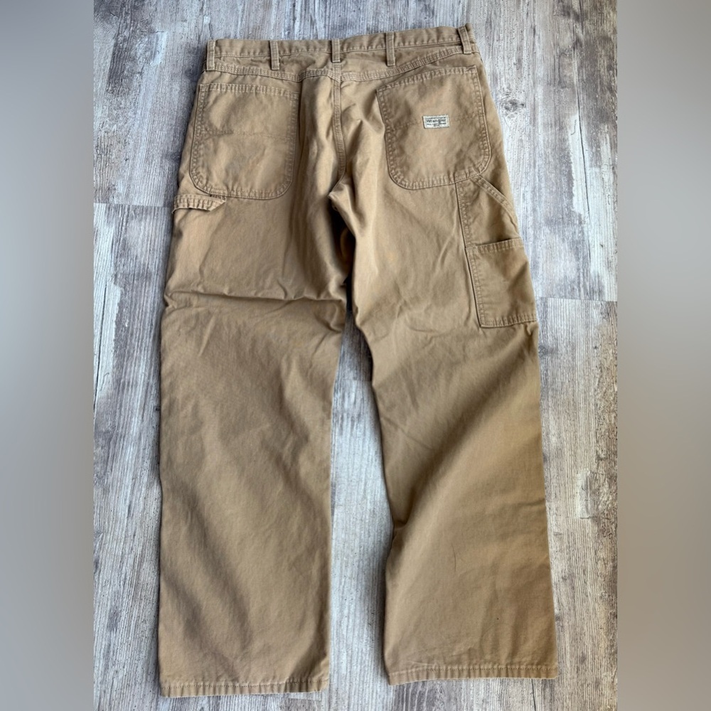 Wrangler Men's Beige Cargo Pants~36x30 - Picture 3 of 7